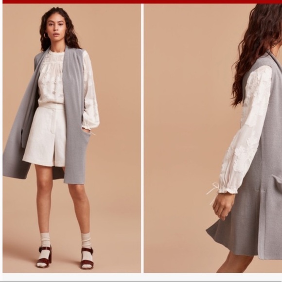 Brand New Aritzia Wilfred Dunkirk Sweater Vest XS - Picture 2 of 8